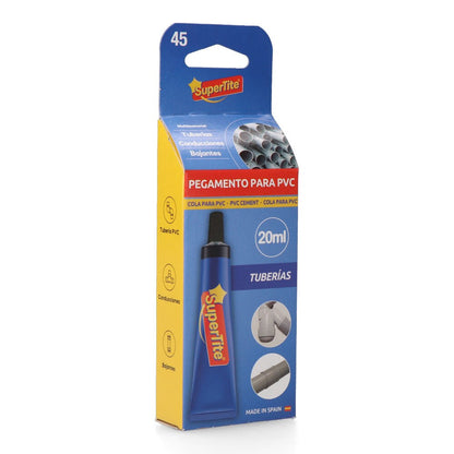 PEGAMENTO PARA PVC, BLISTER 20 ml