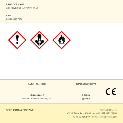 ADHESIVO PVC INSTANT 125 ml