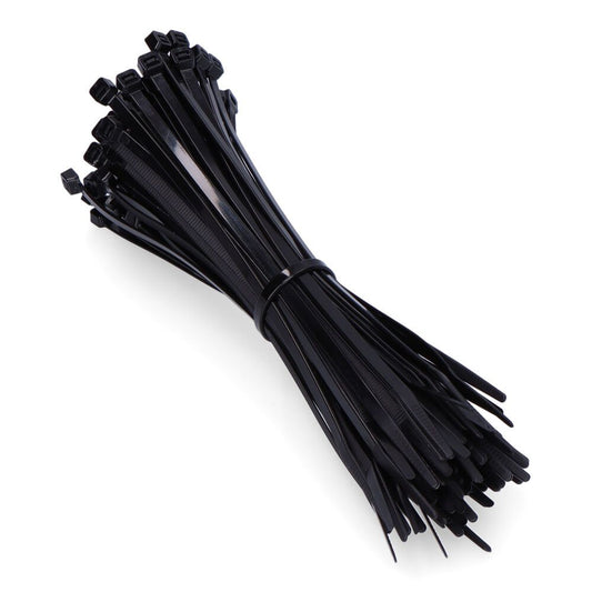 BRIDAS, NYLON, ALTA CALIDAD, NEGRO, 203 x 4,6 mm, BOLSA, 100 uds