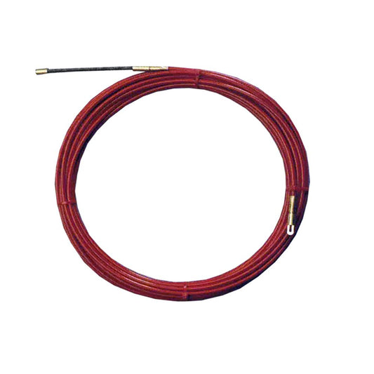 SONDA PASACABLES GUÍA, ACERO FORRADO PROFESIONAL, 25 m x 3,9 mm