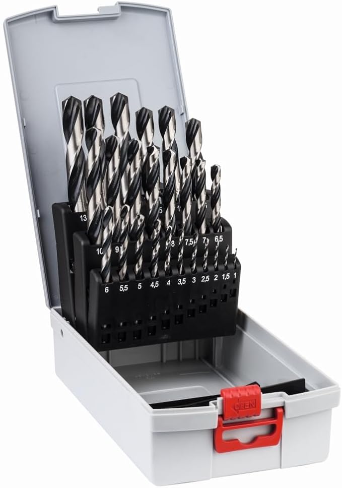 Set 25 Brocas para Metal Bosch HSS PointTeQ (1-13mm)