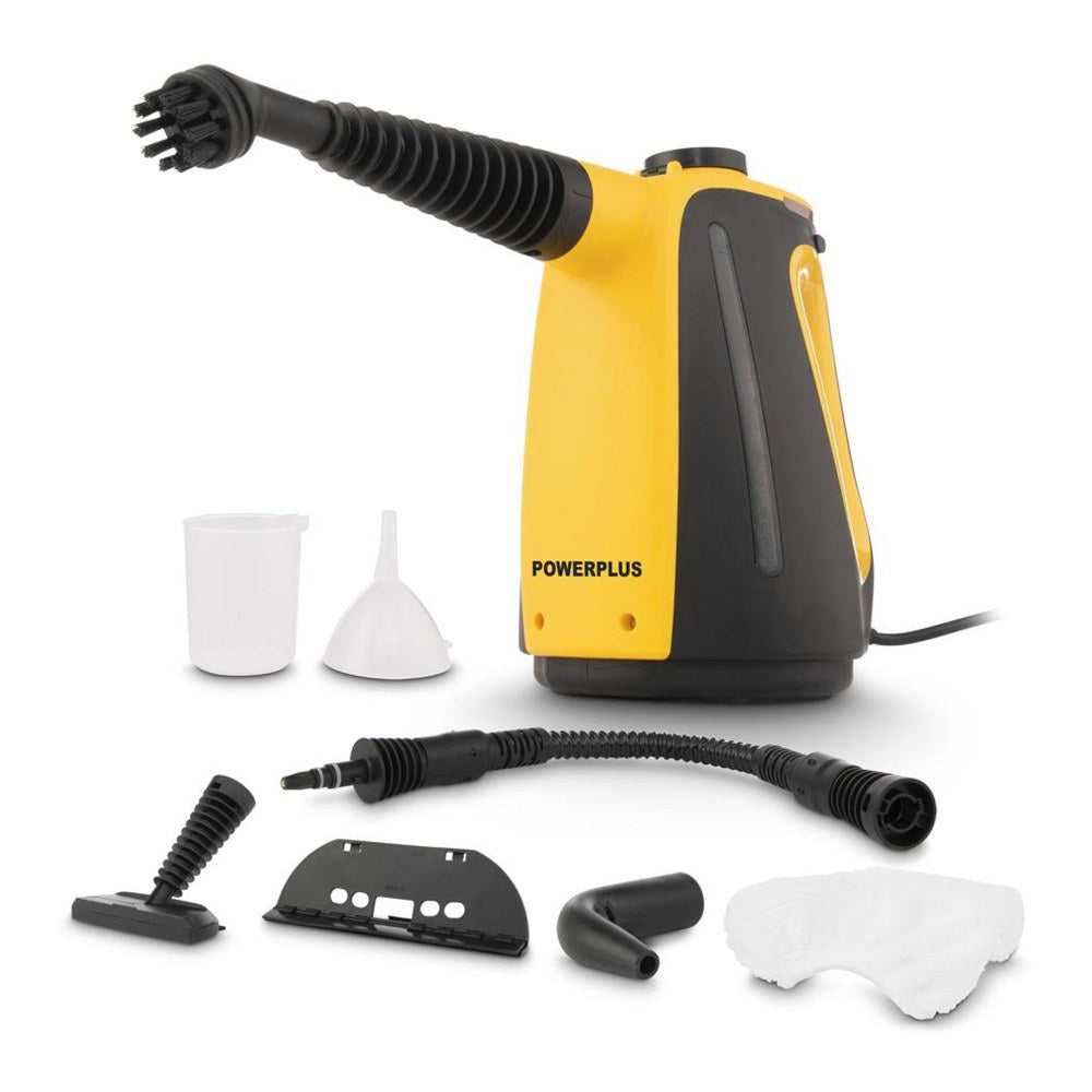 LIMPIADORA VAPOR PORTÁTIL 1350 W, 550 ml, CON ACCESORIOS