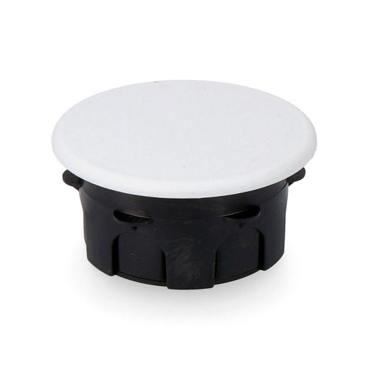 CAJA REDONDA DE EMPOTRAR Ø60 x 40 mm CON GARRA DE PLÁSTICO