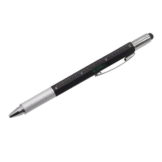BOLÍGRAFO 5 EN 1, REGLA, NIVEL, MINI DESTORNILLADOR x 2, GOMA CAPACITIVA. Ø10 x 145 mm