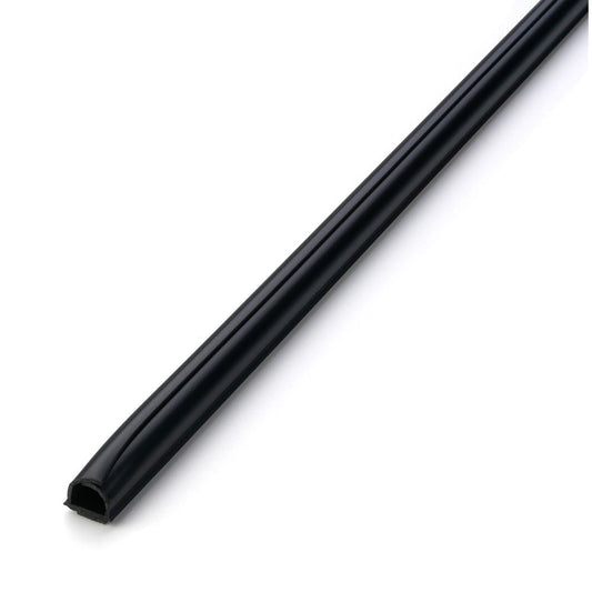 CABLEFIX ADHESIVO NEGRO 4 m 8 x 7mm, BLISTER