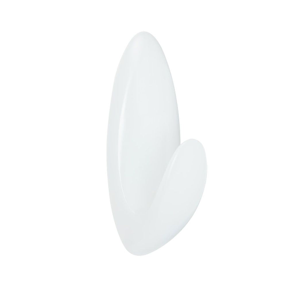 COMMAND GANCHO PARA TOALLAS, GRANDE, BLANCO, 1 ud + 2 TIRAS, MÁX 2,2 Kg