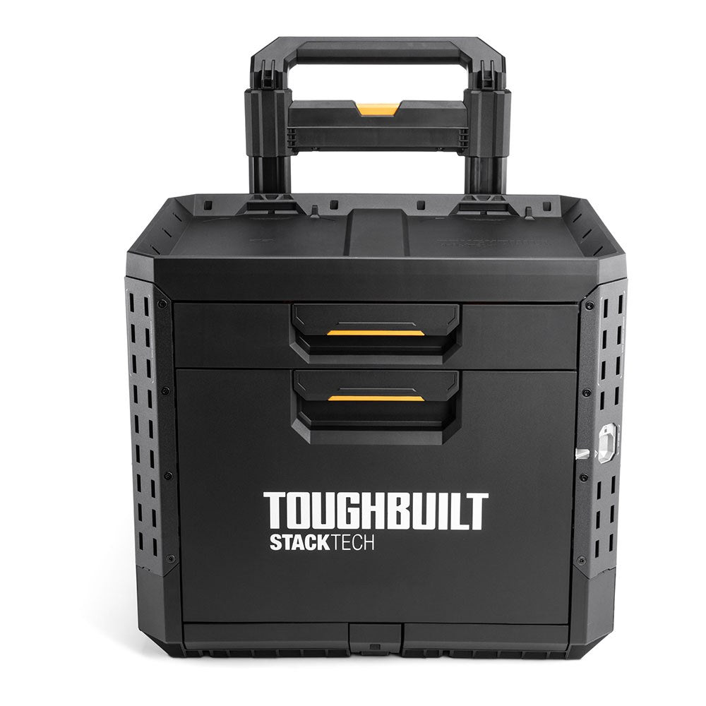CAJA DE HERRAMIENTAS CON RUEDAS DE 2 CAJONES Y CIERRE, STACKTECH, 53 x 40,5 x 47,7 cm