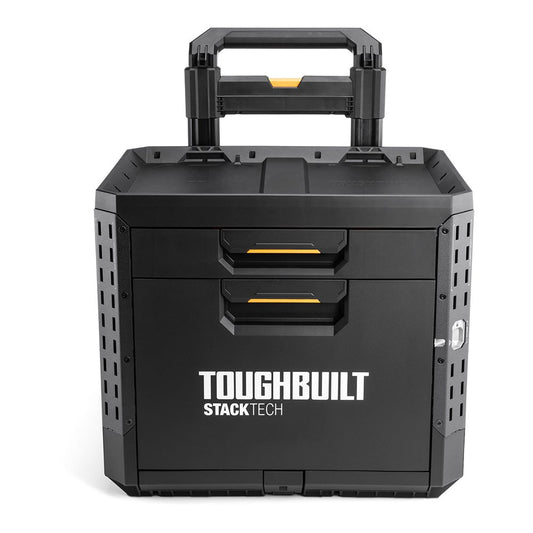 CAJA DE HERRAMIENTAS CON RUEDAS DE 2 CAJONES Y CIERRE, STACKTECH, 53 x 40,5 x 47,7 cm