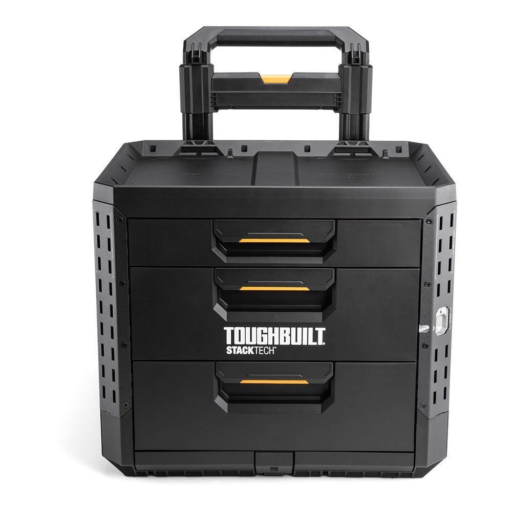 CAJA DE HERRAMIENTAS CON RUEDAS DE 3 CAJONES Y CIERRE, STACKTECH, 53 x 40,5 x 47,7 cm