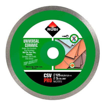 DISCO DIAMANTADO CSV PRO Ø125 x 1,6 x 22,2 mm