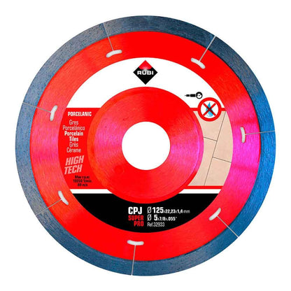 DISCO DIAMANTADO CPJ SUPERPRO Ø125  x 1,4 x 22,2 mm