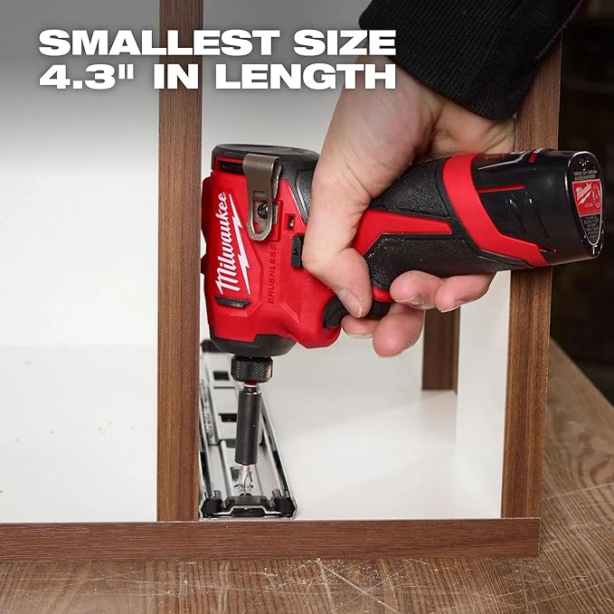 Atornillador de Impacto Subcompacto Milwaukee M12 BLIDRC-0 (1/4" Hex)
