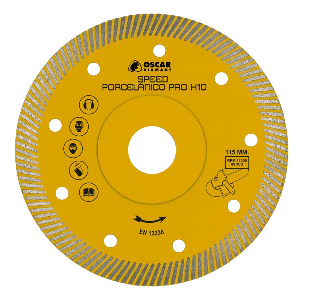 DISCO SPEDD PORCELANICO PRO H10 mm, Ø115 x 22,2 mm