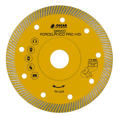 DISCO SPEDD PORCELANICO PRO H10 mm, Ø115 x 22,2 mm