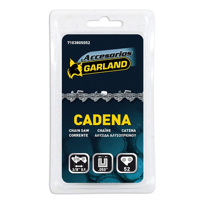 CADENA DE MOTOSIERRA PARA ESPADA 14 pulg / 35 cm, 52 ESLABONES, 3/8 pulg B.P., ESPESOR 0,050 pulg / 1,3 mm