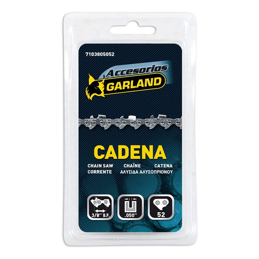CADENA DE MOTOSIERRA PARA ESPADA 14 pulg / 35 cm, 52 ESLABONES, 3/8 pulg B.P., ESPESOR 0,050 pulg / 1,3 mm