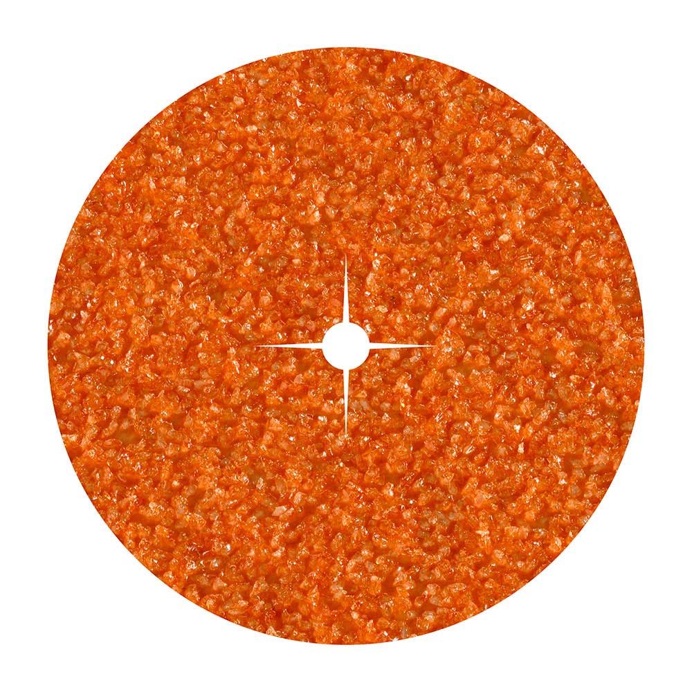 DISCOS DE PAPEL ABRASIVO DE CORINDÓN Ø125 mm, GRANO 40, 10 uds