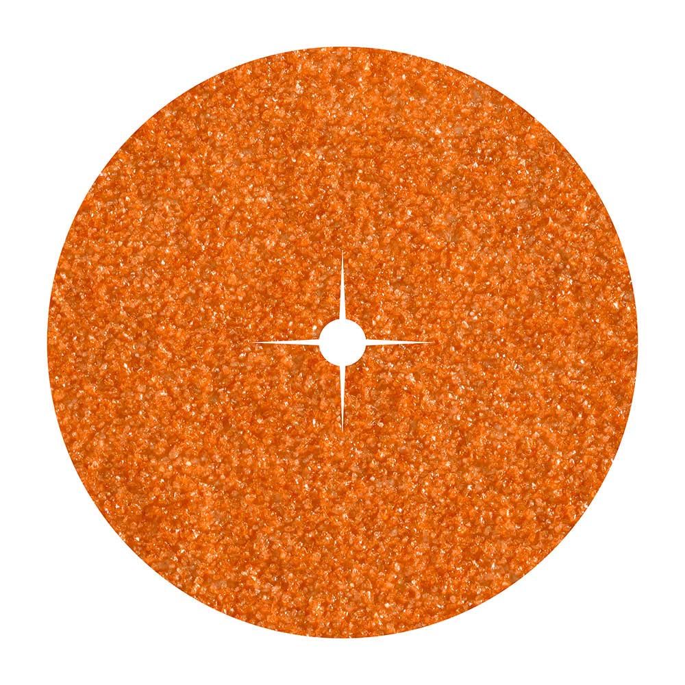DISCOS DE PAPEL ABRASIVO DE CORINDÓN Ø125 mm, GRANO 80, 10 uds