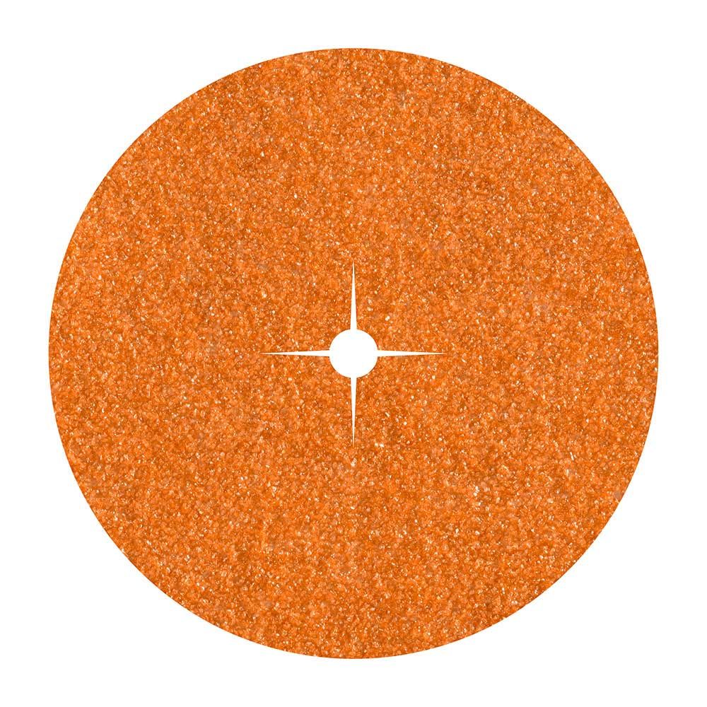 DISCOS DE PAPEL ABRASIVO DE CORINDÓN Ø125 mm, GRANO 120, 10 uds
