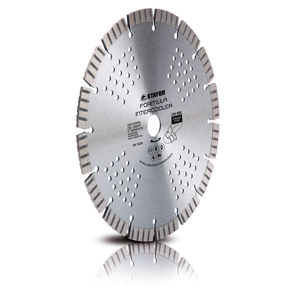 DISCO FÓRMULA INTERCOOLER H12 mm, Ø230 x 22,2 mm