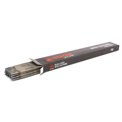 ELECTRODO RUTILO E-6013 Ø2,5 x 300 mm, CAJA 1 kg