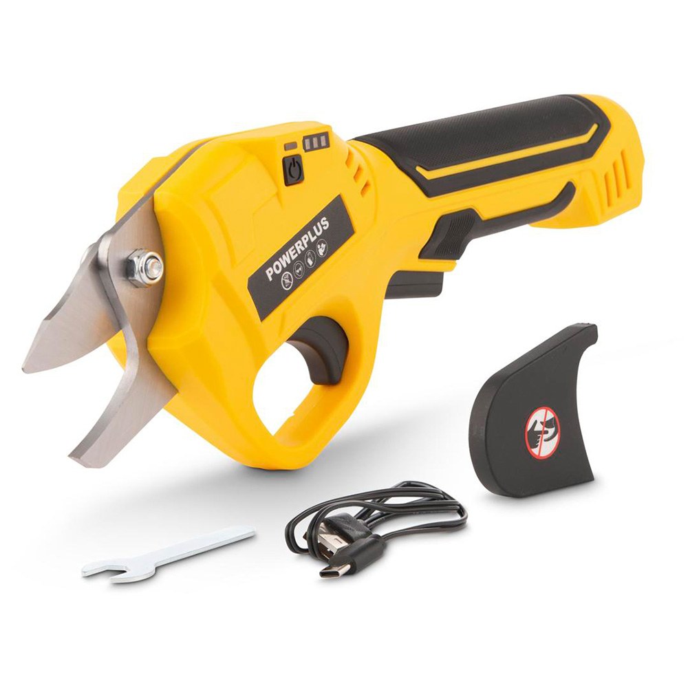 TIJERAS DE PODAR 4V, RECARGABLES, MÁX Ø14 mm