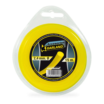 HILO DISPENSADOR PARA DESBROZADORA, REDONDO, Ø2,4 mm, DISPENSADOR 15 m