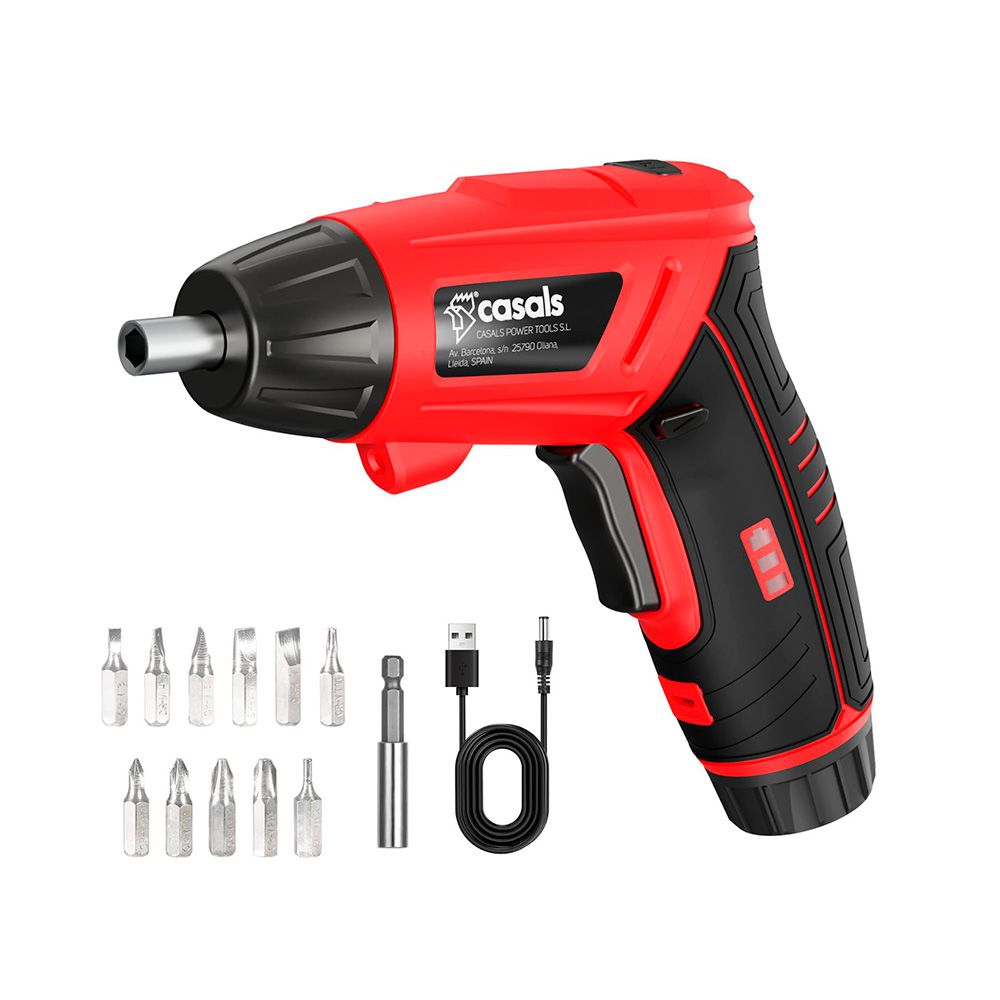KIT ATORNILLADOR RECARGABLE 3,6 V USB CCS3621B