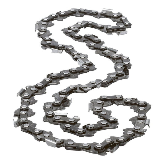 CADENA DE MOTOSIERRA CROMADA CONTRAGOLPE PARA ESPADA 40 cm PARA MODELOS CS1840, CS2040, GK1940T, GK2240T, 57 ESLABONES, 3/8 pulg, ESPESOR 0,5 pulg / 1,3 cm