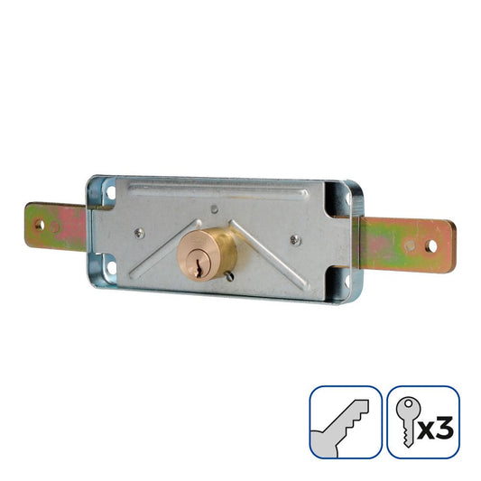 CERRADURA, SOBREPONER, DE CIERRE PERSIANA, 154 mm
