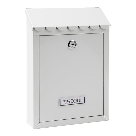 BUZÓN INDIVIDUAL EXTERIOR, PEQUEÑO, CIVIC, ACERO, BLANCO, 21,6 x 8 x 30 cm