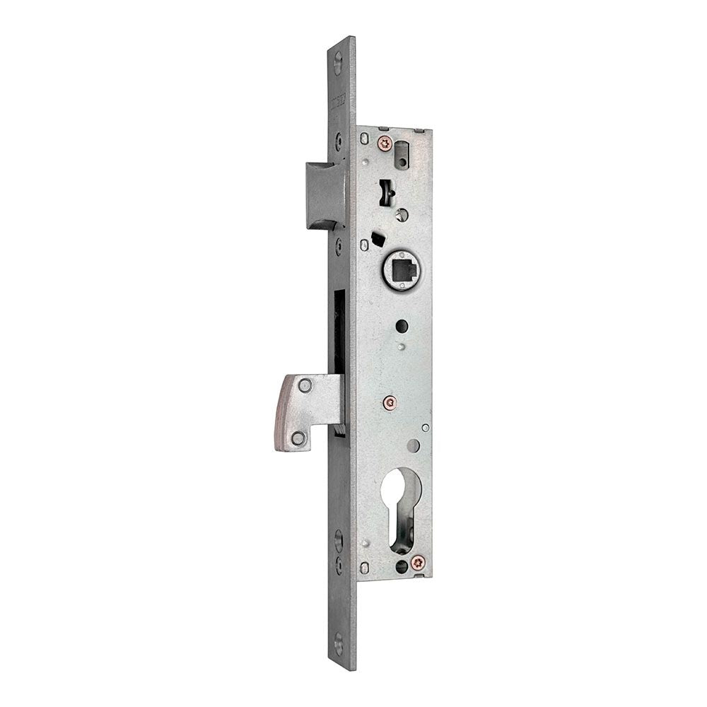 CERRADURA, EMBUTIR, CON CANTO CUADRADO, MODELO CRE10, DE ACERO INOXIDABLE CON ACABADO INOX, 25/85 mm
