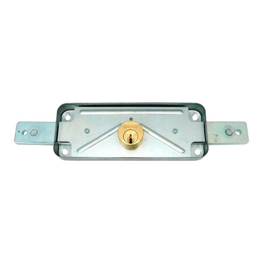 CERRADURA, SOBREPONER, DE CIERRE PERSIANA, MODELO CRP01, ACABADO  ZINCADO, 155 mm
