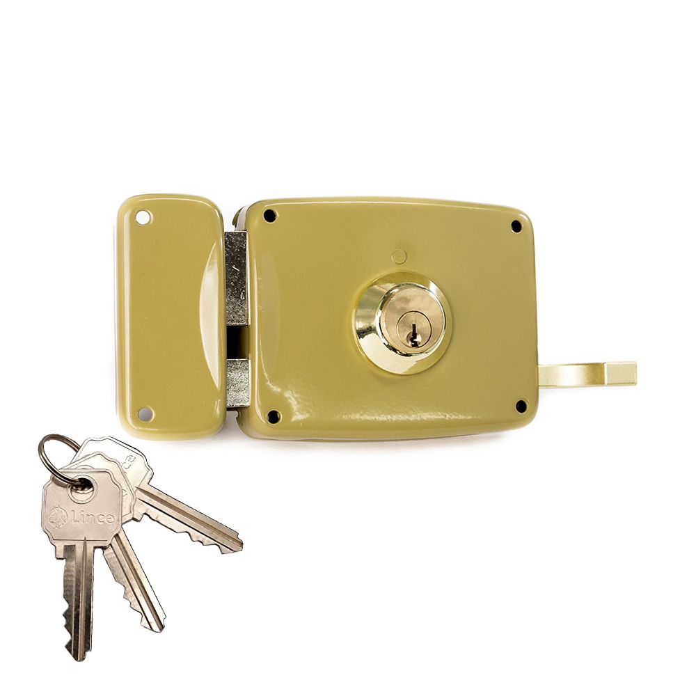 CERRADURA, SOBREPONER, MODELO 95125AHE12I, CON CILINDRO 5125A, ENTRADA 120 mm, MANO IZQUIERDA