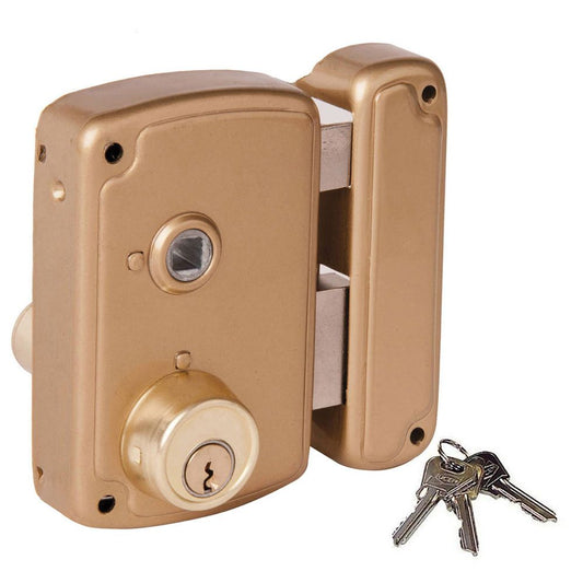 CERRADURA, SOBREPONER, MODELO 4056BHB065D, CON MANILLA Y LLAVE DE 1 PUNTO, MANO DERECHA