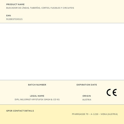 BUSCADOR DE LÍNEAS, TUBERÍAS, CORTES, FUSIBLES Y CIRCUITOS