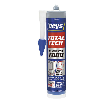 ADHESIVO SELLADOR TOTAL TECH GRIS 290 ml