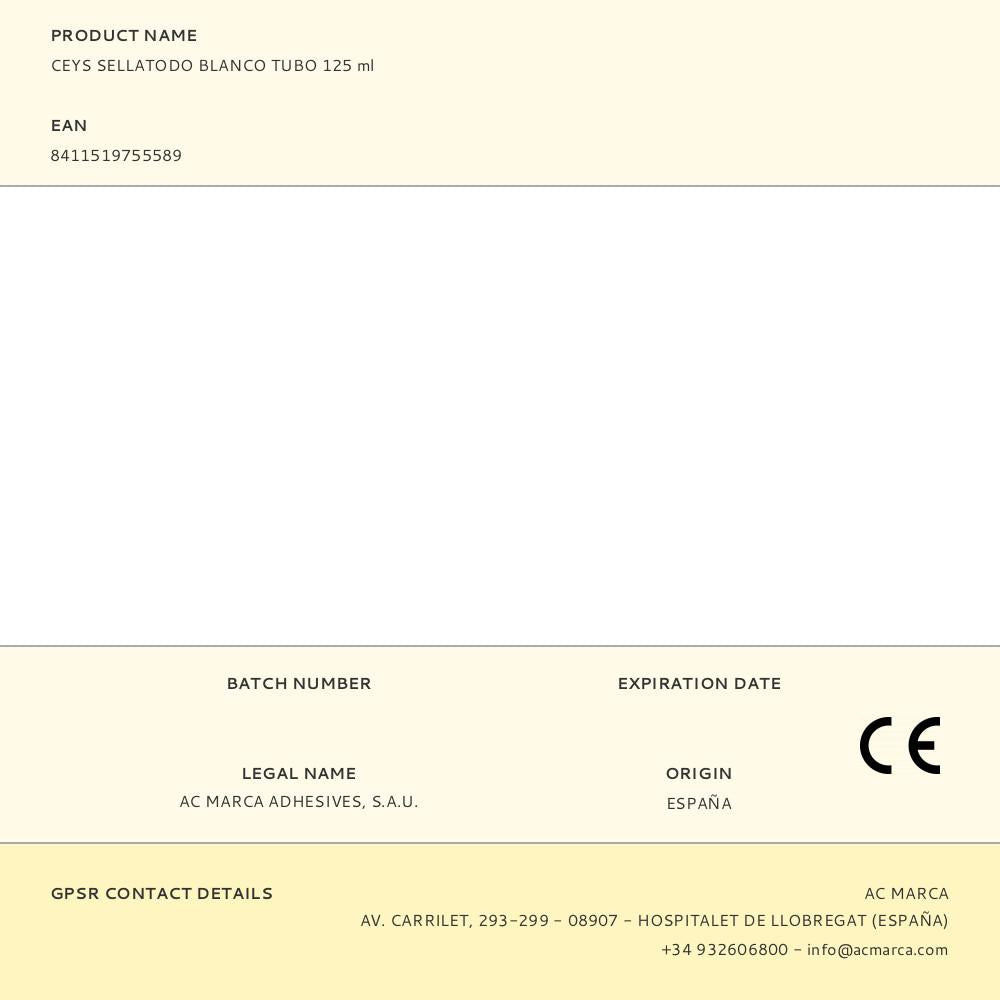 SILICONA SELLATODO BLANCO TUBO 125 ml