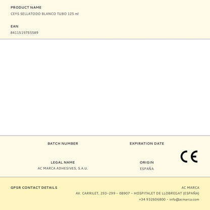 SILICONA SELLATODO BLANCO TUBO 125 ml