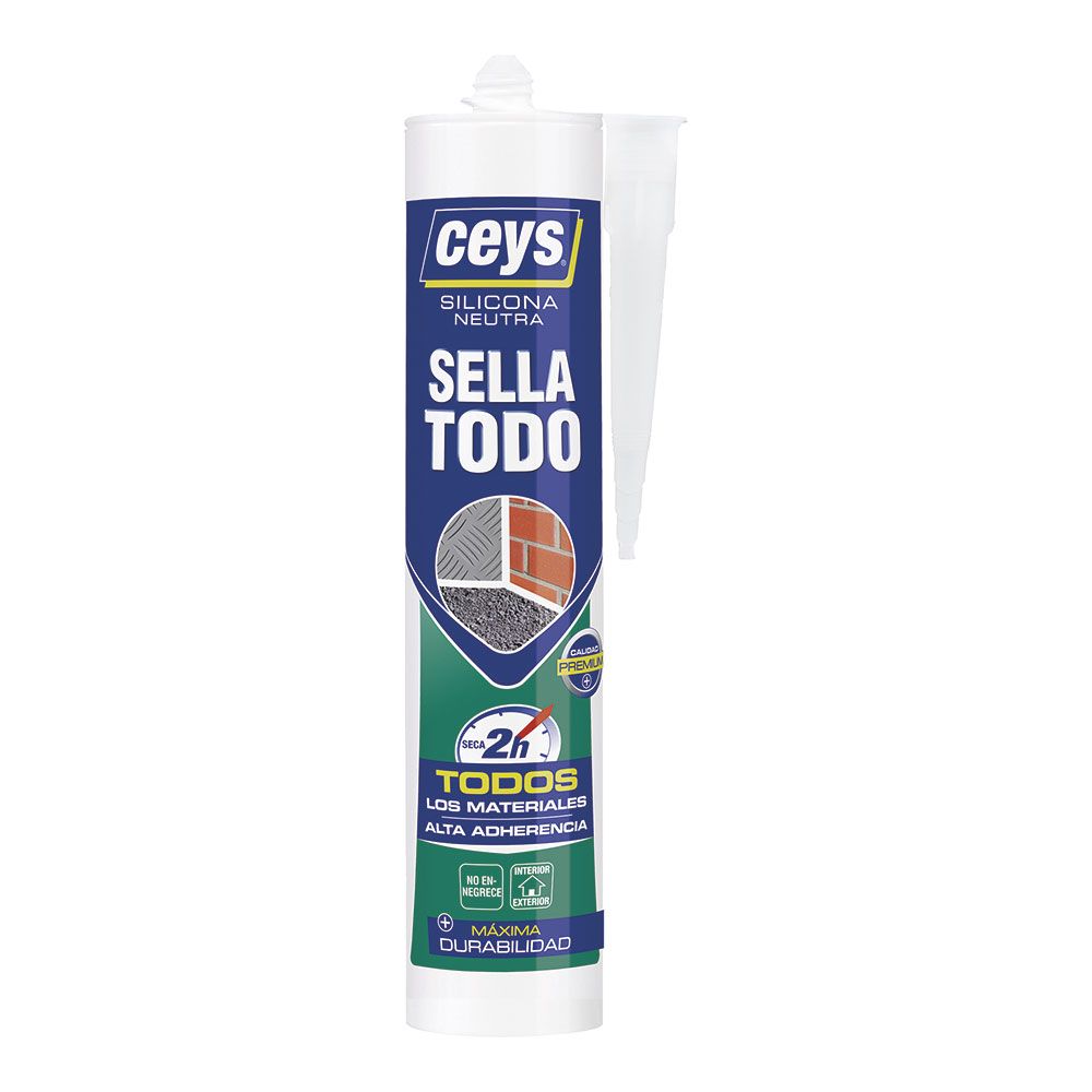 SILICONA NEUTRA SELLATODO BLANCO 280 ml