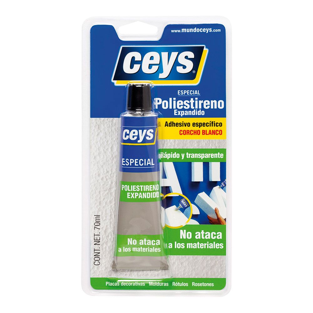 ADHESIVO ESPECIAL POLIESTIRENO EXPANDIDO 70 ml