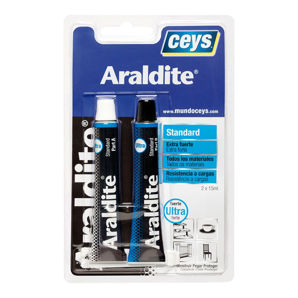CEYS  ARALDITE STANDARD BLISTER GRANDE 15 + 15 ml