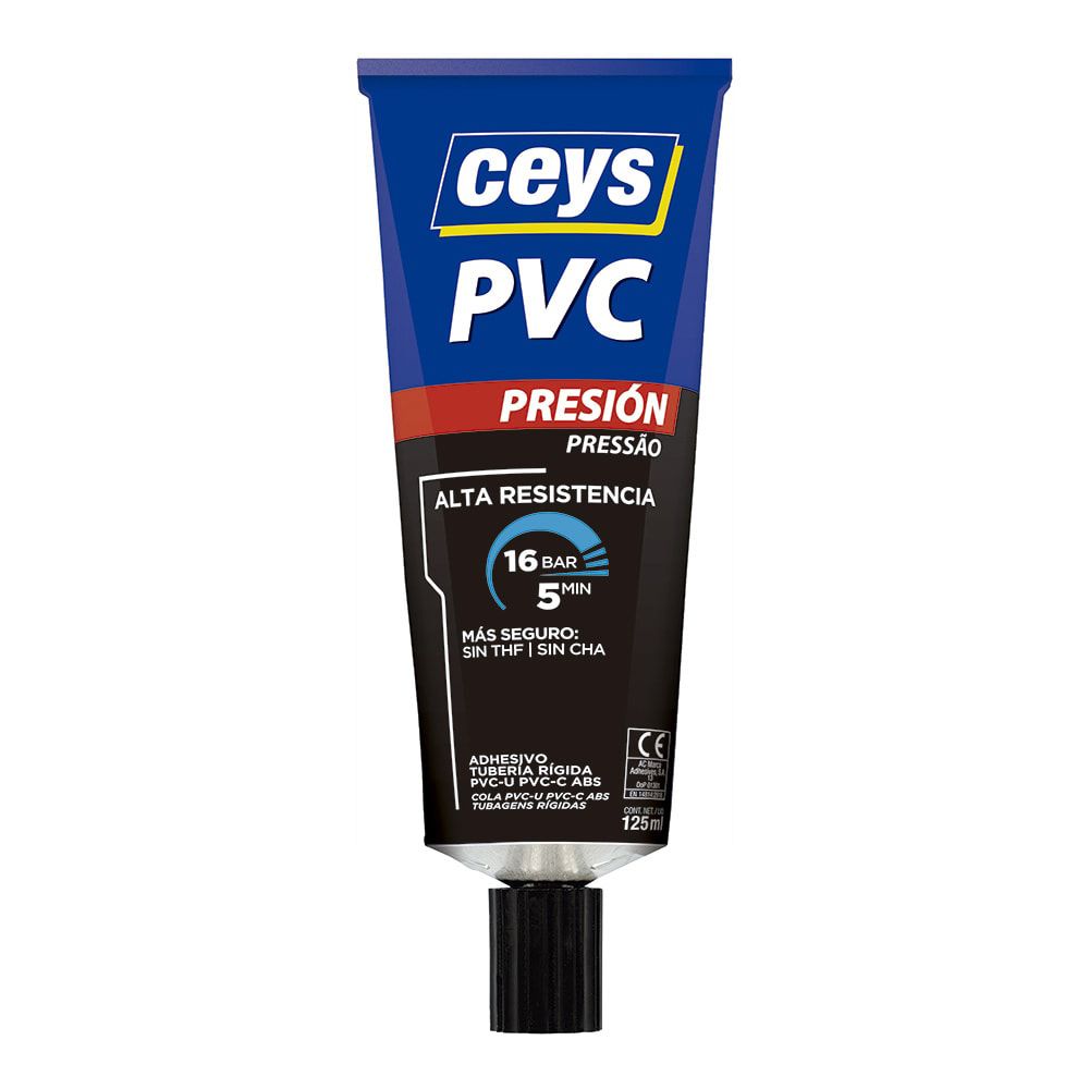 ADHESIVO PVC PRESION TUBO 125 ml