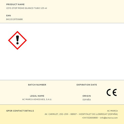 SILICONA STOP MOHO x5 BAÑOS Y COCINAS BLANCO 125 ml