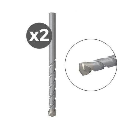 BROCA PARA PIEDRA D-S HM, 2 uds, Ø4,00 x 38 /75 mm