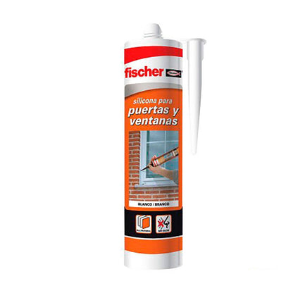 SILICONA NEUTRA PUERTAS Y VENTANAS BLANCO 300 ml