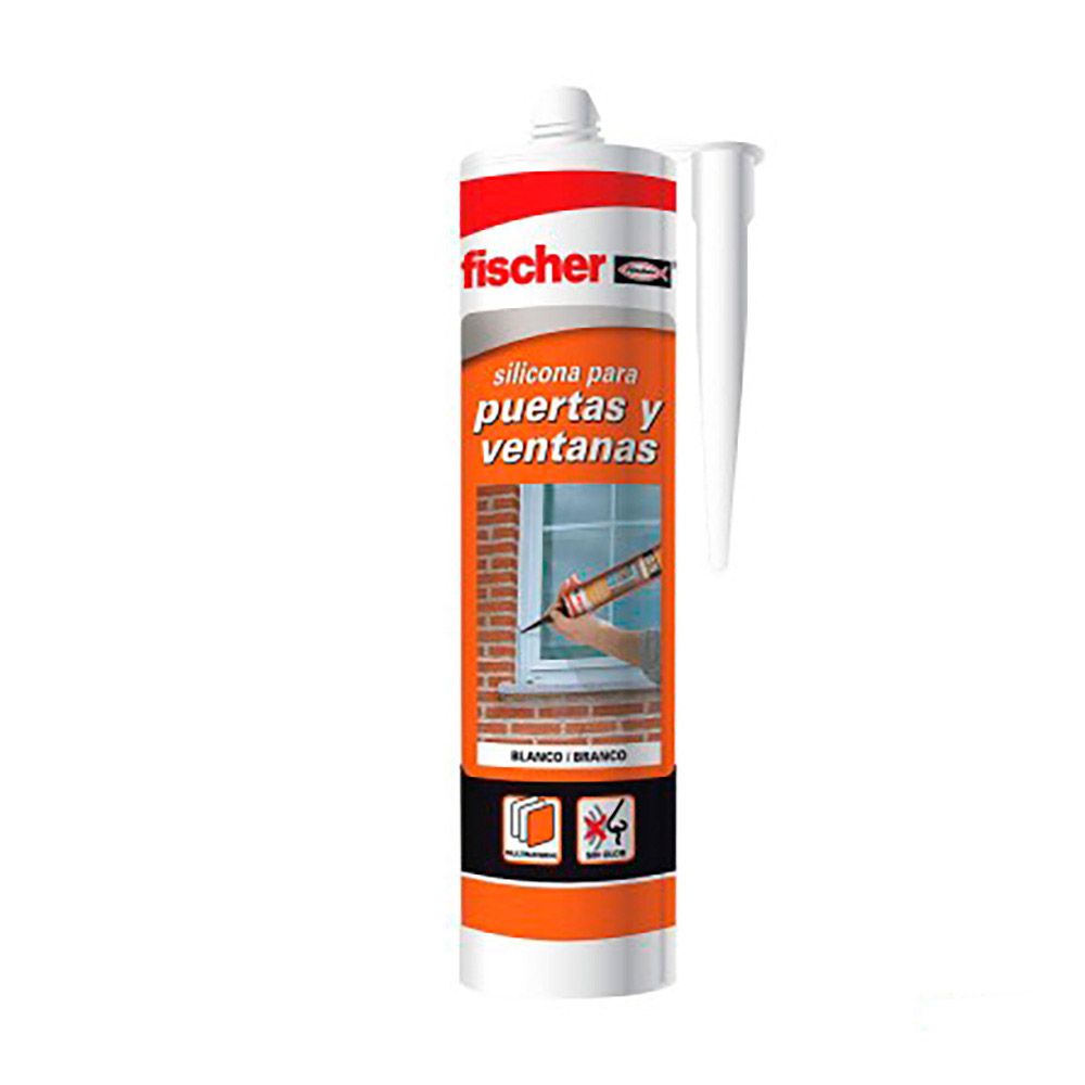 SILICONA NEUTRA PUERTAS Y VENTANAS TRANSPARENTE 300 ml