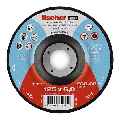 DISCO DESBASTE FGD-CP Ø125 x 6 x 22,23 CARBON DESBASTE