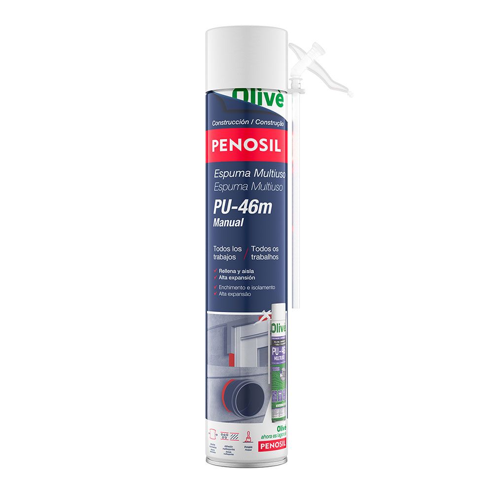 ESPUMA POLIURETANO MULTIUSO PU-46 MANUAL 750 ml