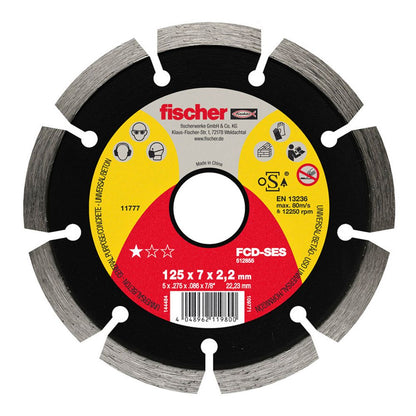 DISCO DIAMANTADO HORMIGON FCD-SES Ø115 x 2,2 x 22,23 mm